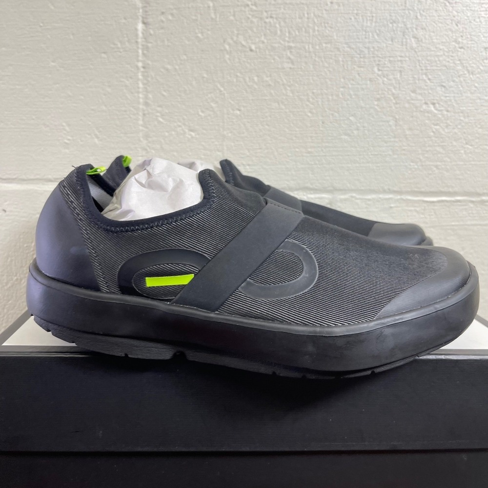 Oofos OOmg eeZee Low Black Recovery‎ Shoes Slip On Men's 12 US/45 EU